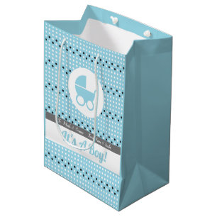 Moyen Bébé Garçon cadeau Sac avec poussette