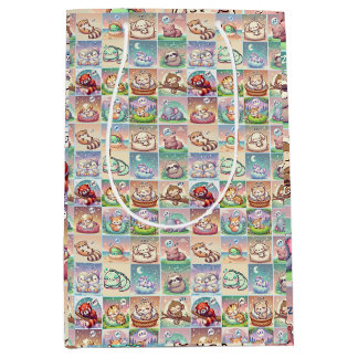 Moyen Bébé mignon Animaux - Sac cadeau