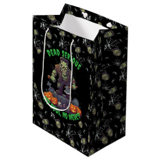 Moyen 🖤 Black Frankenstein Halloween Sac cadeau 💀 🎃