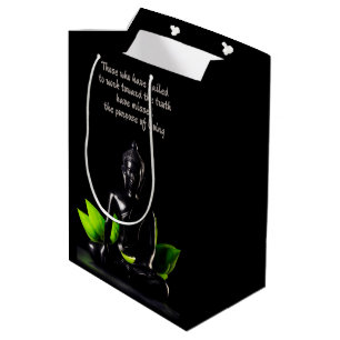Moyen Bouddha Citation 1 sac cadeau