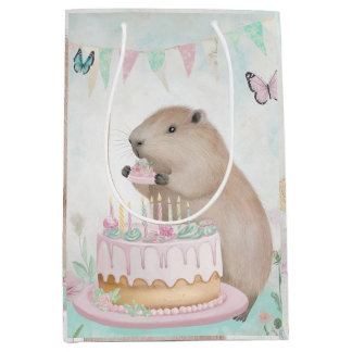 Moyen Capybara Cakefest Enfants Décor Sac cadeau