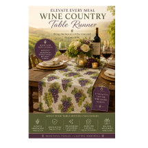 Chemin de table aux raisins de vignoble – Divertis