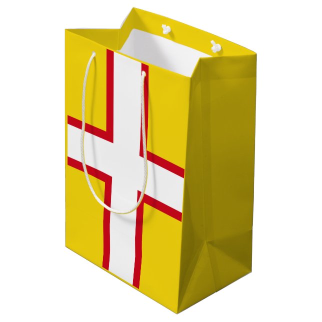 Moyen Drapeau Dorset sac cadeau (Dos Angle)