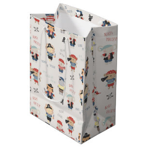 Moyen Enfants Animal Crew Party Pirate Medium Cadeau sac