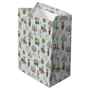 Moyen Fairytale Princess et Motif Chevalier Sac cadeau