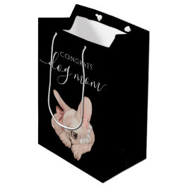 Moyen Félicitations Chien Maman Sac cadeau