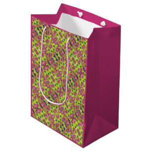 Moyen FLAMANT ROSE PSYCHÉDELIQUE PINK CADEAU SAC Med Pin