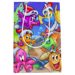 Moyen FriendFish dessin animé sac cadeau poisson