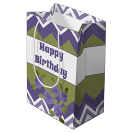 Moyen Gras Motif Joyeux Cadeau Anniversaire Sac