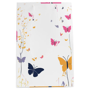 Moyen Joli sac cadeau Papillon à imprimer
