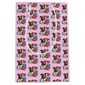 Moyen Livres robustes Sac cadeau café en pivoine