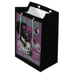 Moyen New Orleans Music sac cadeau