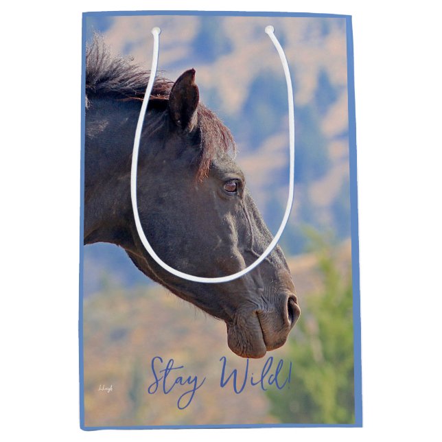 Moyen Reste sauvage !, sac cadeau (Devant)