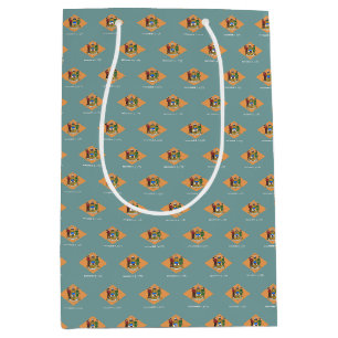 Moyen Sac cadeau avec drapeau Delaware, USA