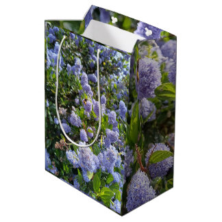 Moyen Sac cadeau avec fleurs de lilas