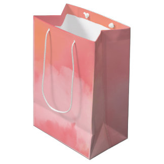 Moyen Sac cadeau Blushing Sky Nuds