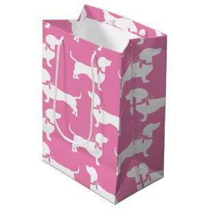 Moyen Sac cadeau Dachshund Wiener Chien Chien Chien Chie