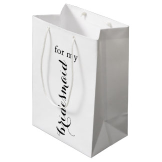 Moyen Sac cadeau de Bridesmaid