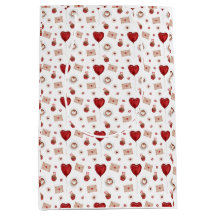 Sac cadeau design Saint-Valentin