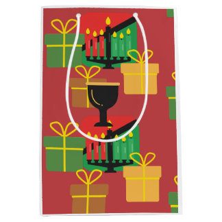Moyen Sac cadeau Festive Kwanzaa