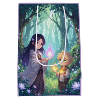 Moyen Sac Cadeau Fire Legend – Enfants avec Magie