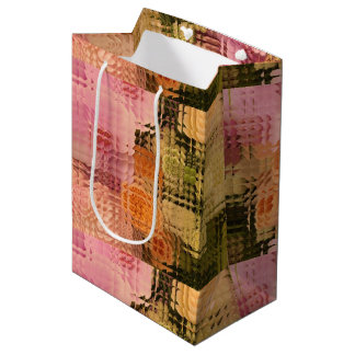 Moyen Sac cadeau floral, sac cadeau mariage, sac cadeau 