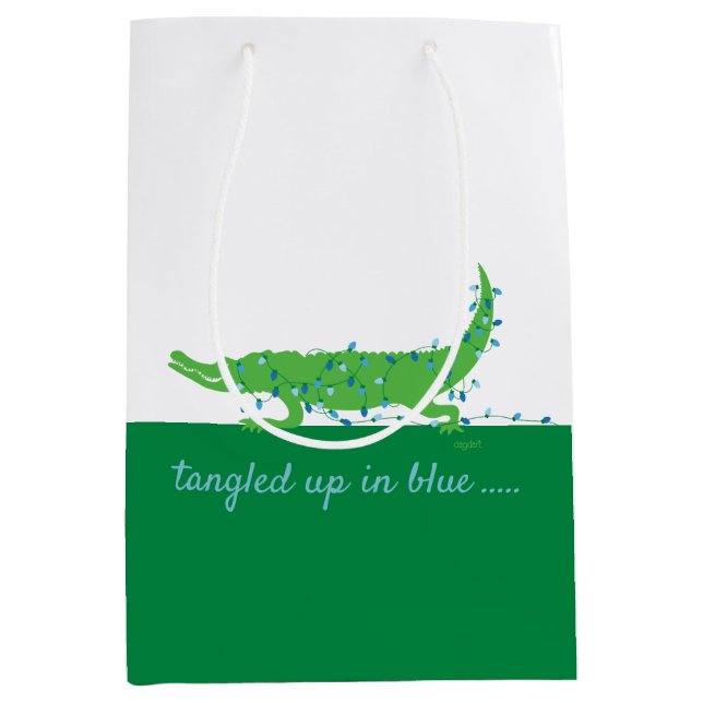 Moyen Sac cadeau Gator Blues Medium Glossy (Devant)