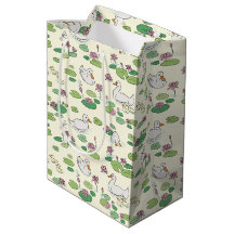 Sac cadeau Nénuphar canard