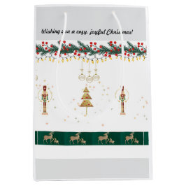 Moyen Sac cadeau Noël amusant