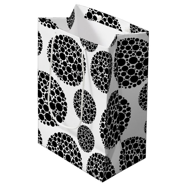 Moyen Sac cadeau papier (Devant Angle)