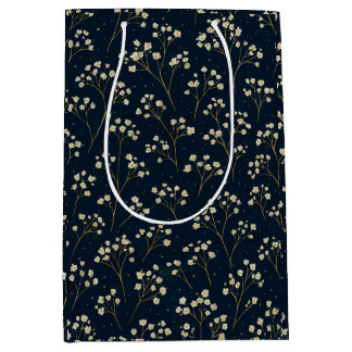 Moyen Sac cadeau pour bébé Champagne Scatter haleine