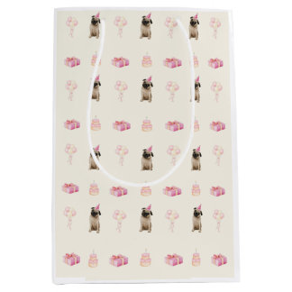 Moyen Sac cadeau pour chien d'anniversaire
