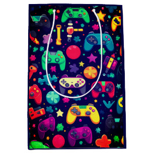 Moyen Sac cadeau Retro Gamer Arcade