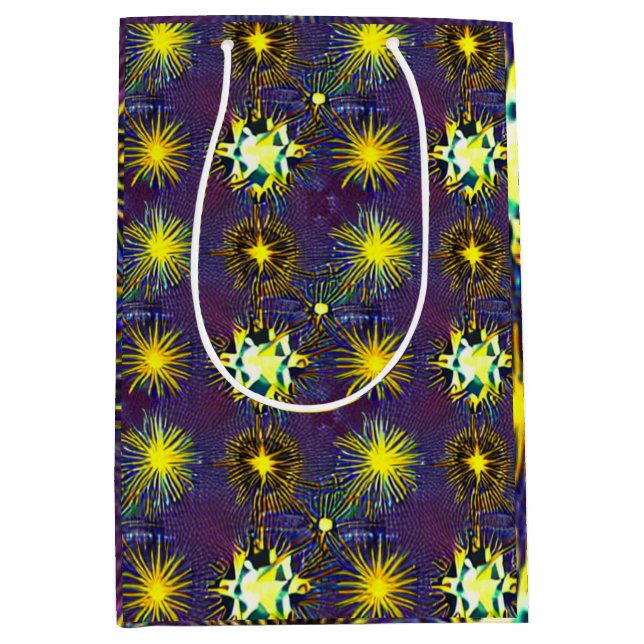 Moyen Sac cadeau Starburst (Devant)