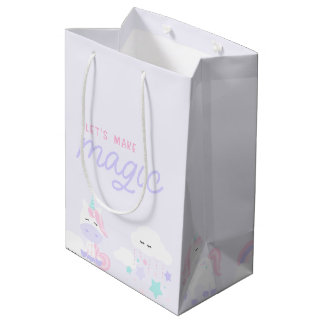 Moyen Sac cadeau Unicorn