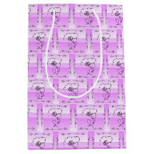Sac Cadeau Vertical Lavande Flowing Beauty