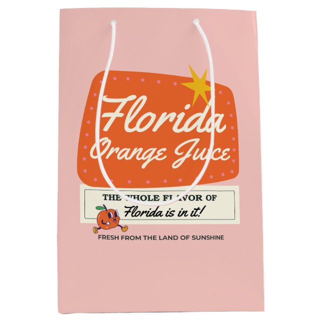 Moyen Sac cadeau vintage Floride (Devant)