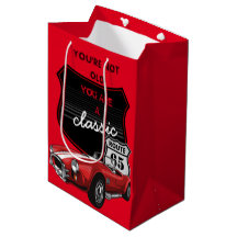 Sac cadeau voiture classique