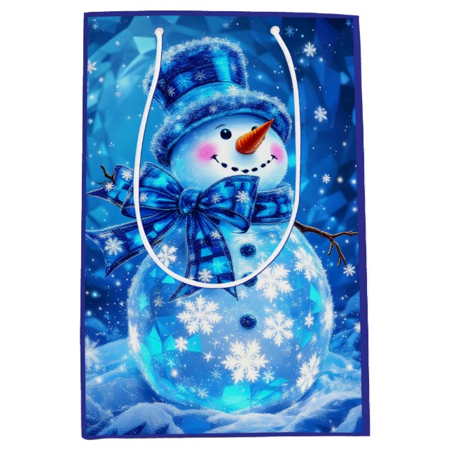 Moyen Sac cadeau Winter Joy (Devant)