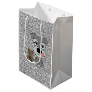 Moyen Sac de cadeau de Schnauzer