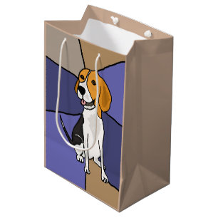 Moyen Sac drôle de cadeau de chien de beagle
