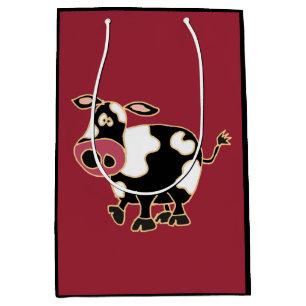 Moyen Sac drôle de cadeau de vache