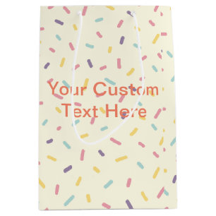 Moyen Sac en papier personnalisé, Sac en papier cadeau p
