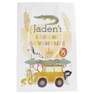 Moyen Safari aventure fête anniversaire Sac cadeau
