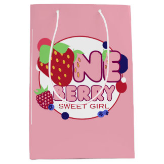 Moyen Un sac cadeau Berry Sweet Girl Medium