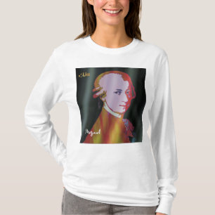 Mozart avec "comme" le T-shirt graphique