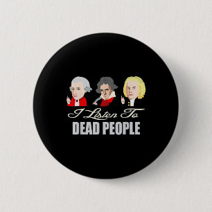 Mozart Bach Biene hört Toten Button