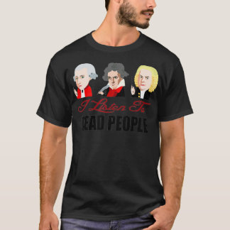 Mozart Beethoven BachDead People Classic Music T-Shirt