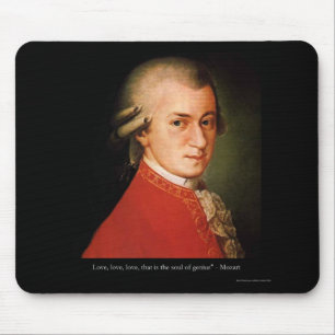 Mozart "Liebe Liebe Liebe" Kostenvoranschlag Gesch Mousepad