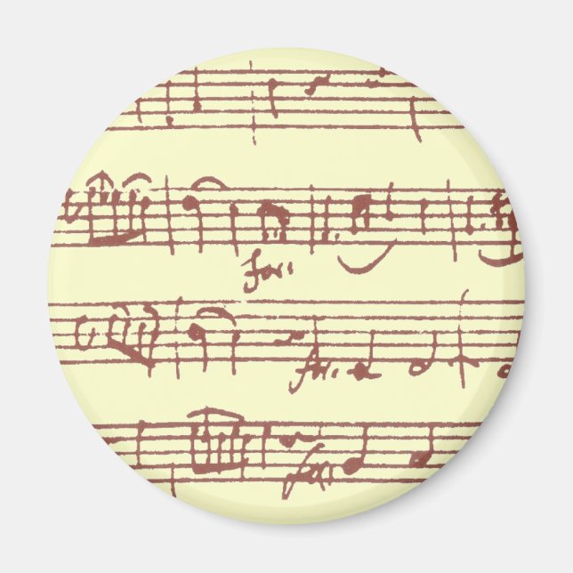 Mozart Magnet 2-1/4" (Vorne)